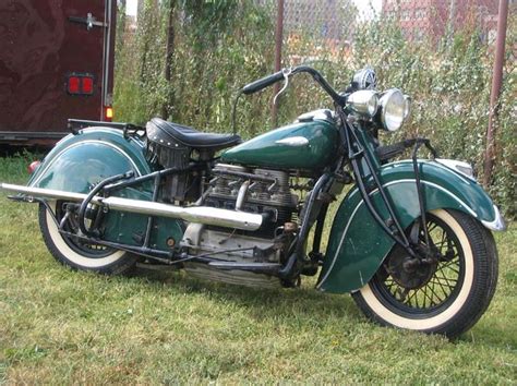 1940 Indian 4 Cylinder Indian Motorbike Indian Motorcycle Vintage