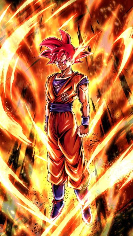 Super Saiyan God Goku Dragonball Legends Wallpaper Goku Super