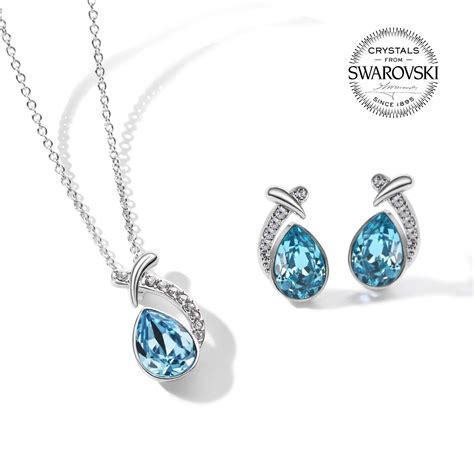 137cm \ 4' 6 taille du buste: Amazon.com: T400 Jewelers Blue Waterdrop Pendant Necklace ...