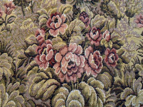 Items Similar To Vintage Tapestry Upholstery Fabric Cabbage Roses 1 1
