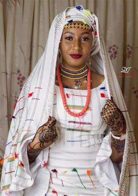 Beautiful Dark Skinned Women African Head Dress Short African Dresses Hausa Fulani Vintage