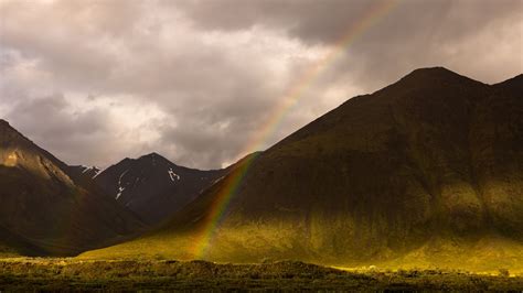 Download Wallpaper 3840x2160 Mountains Rainbow Nature Landscape 4k