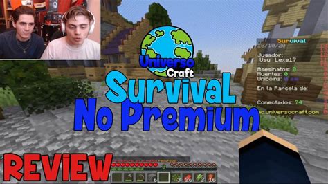 Minecraft Survival Server No Premium - REVIEW MEJOR SERVER SURVIVAL NO PREMIUM 2020 | MINECRAFT SURVIVAL 1.16