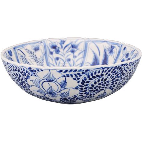 Handmade decorative ceramic blue pottery bowl for decoration & serve food. Traditional Hanoi ceramics www.emporiumhanoi.com #Hanoi # ...
