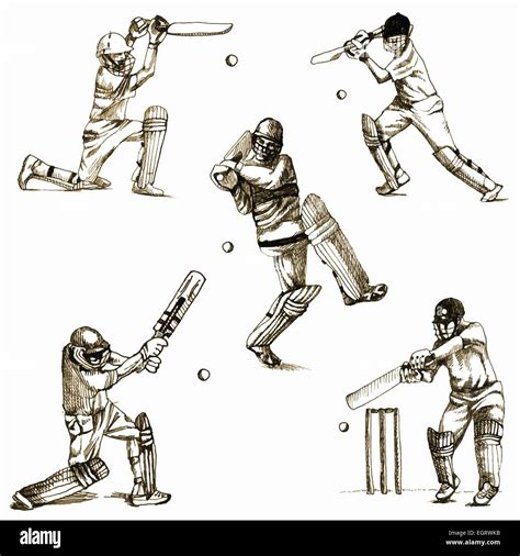 Cricket Ball Sketch