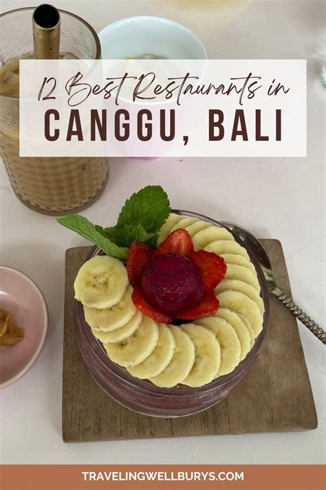 A Smoothie Bowl Topped With Bananas Strawberries And Dragon Fruit In A Canggu Bali Cafe Bali