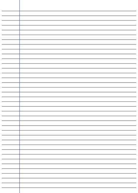 14 Best Free Printable Lined Writing Paper Template Pdf For Free At