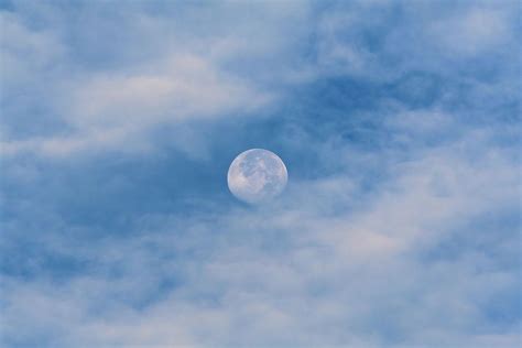 Daytime Moon Photograph By Jeffrey Jones Fine Art America