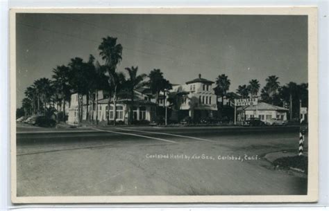 Carlsbad Hotel By The Sea Carlsbad California 1950c Rppc Real Photo