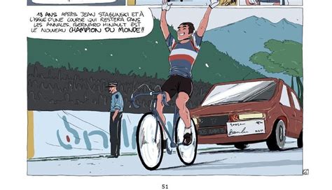 En Bande Dessinée La Légende Du Cyclisme Bernard Hinault Se Remémore
