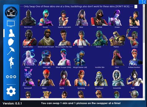 This app has feature ranging from midrange to flagship phones and in this app, you can use this tool in order to optimize and improve. Fortnite Skin Swapper 2020 | ProSwapper Download - BRSkins ...