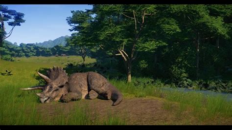 Jurassic Park 1993 Film Recreation Part 7 Sick Triceratops Youtube