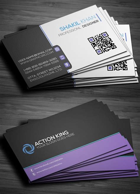 business cards psd templates print ready design