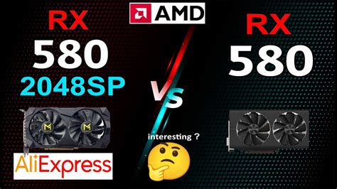 Rx 580 Vs Rx 580 2048sp Aliexpress Test In 10 Games Youtube