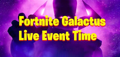 In this video i'll update you on when this event takes place and how you can join. Fortnite Event Time: What Time is the Galactus Live ...