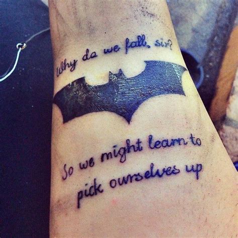 See more ideas about batman, batman quotes, im batman. Pin by mallory burts on tattoos | Symbolic tattoos, Tattoo quotes, Batman symbol tattoos