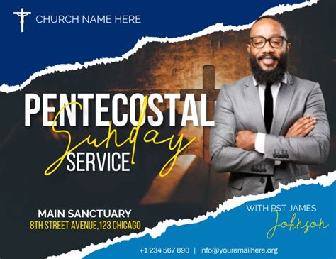 Copy Of Pentecostal Sunday Service Postermywall