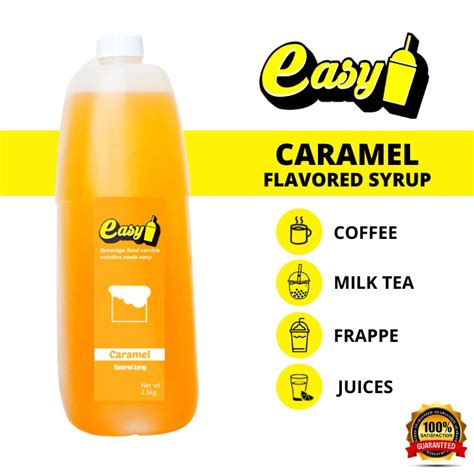 Easy Brand Caramel Syrup 25kg Shopee Philippines