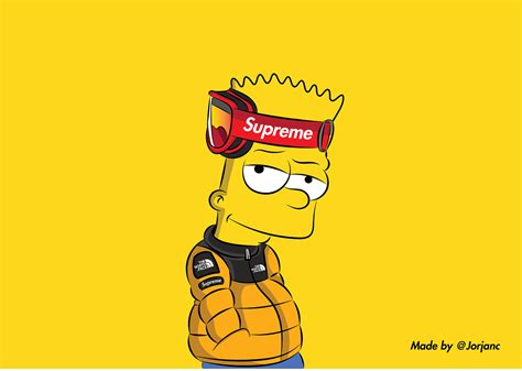 Bart Simpson Bape Supreme Wallpapers