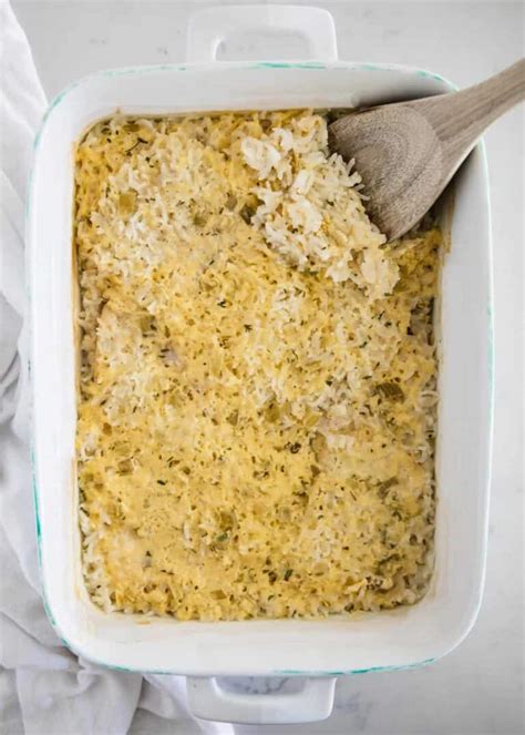 Easy Chicken And Rice Casserole 4 Ingredients I Heart Naptime