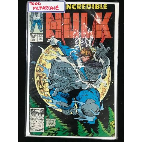 Marvel Comics The Incredible Hulk No344 Todd Mcfarlane