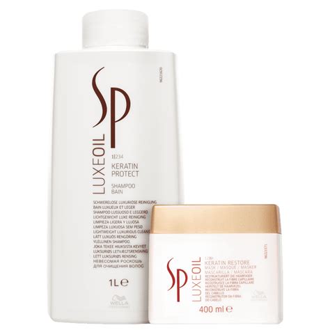 Kit Wella Sp Luxe Oil Keratin Salon 2 produtos OLV Cosméticos A