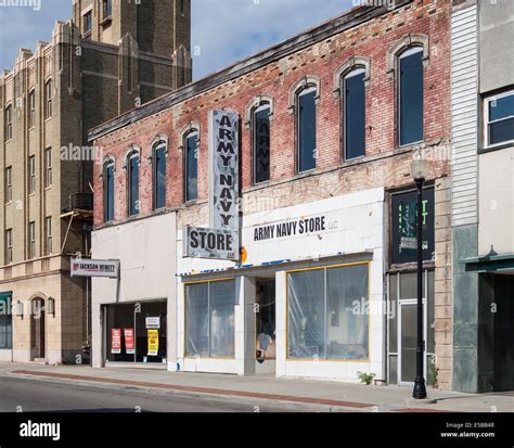 Army Navy store in downtown Zanesville Ohio Stock Photo - Alamy