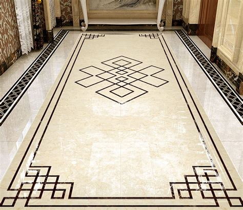 3d Geometric Pattern Wg754 Floor Mural Aj Wallpaper Marble Flooring