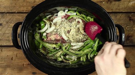 Montreal steak grill seasoning is a flavorful mixture of salt, black pepper, cayenne pepper, garlic, coriander and sometimes other spices. Philly Cheese Steak Crock Pot Recipe - YouTube