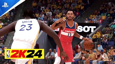 Nba 2k24 Next Gen First 5v5 Gameplay Wizards Vs Warriors Nba 2k24