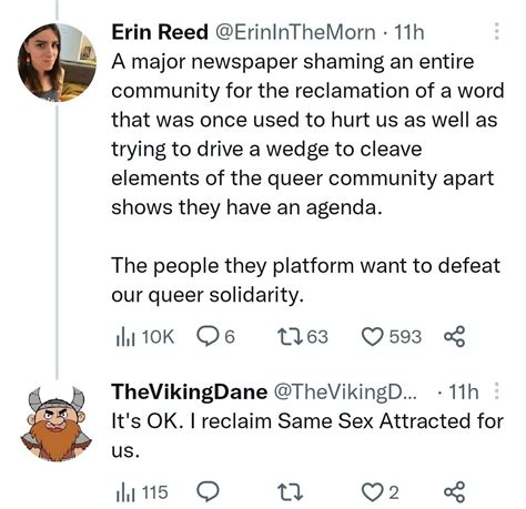 TheVikingDane On Twitter Honestly A Person Writes They Have Reclaimed Queer I Respond It S