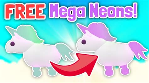 How To Get Free Mega Neon Pets Rainbow Pets Adopt Me Update Youtube