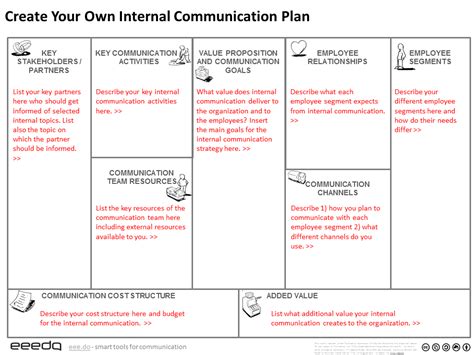 Free Tool To Create Your Internal Communication Plan