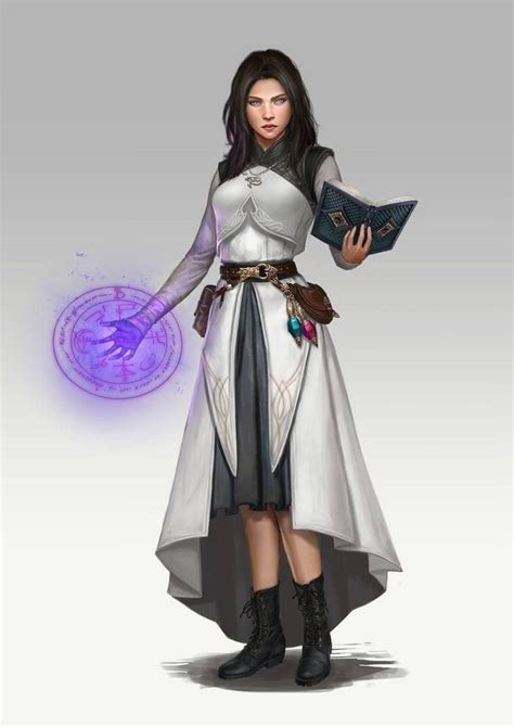 DnD Female Wizards And Warlocks Inspirational Female Wizard Character Portraits Character