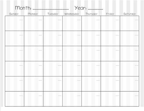 Download Printable Blank Calendar Templates Vl Calendar Booksnxcn