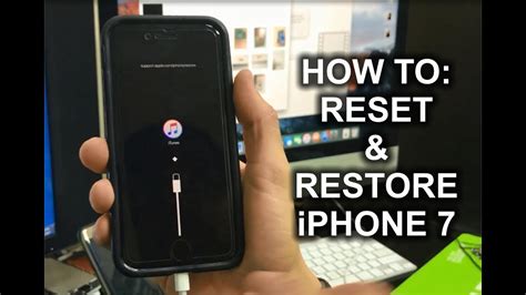How To Reset And Restore Your Apple Iphone 7 Factory Reset Youtube