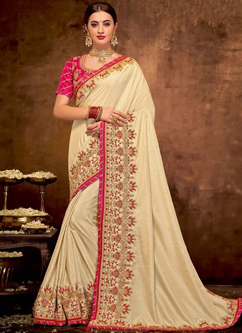 Buy Satin Silk Bridal Classic Designer Saree Online 135514