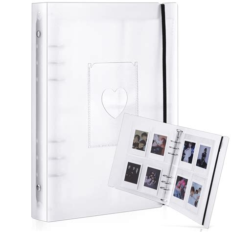 Buy Mini Photo Album With 20 Pcs Inner 6 Ring Photocard Binder A5 Kpop