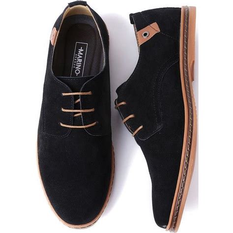 Marino Suede Oxford Dress Shoes For Men Business Casual Shoes Classic 120 Liked On Polyvor