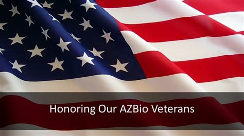 Honoring Our Azbio Veterans Veterans Day 2018 Youtube