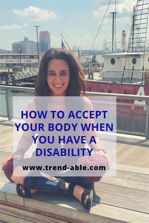 DISABILITY AND SELF CONFIDENCE Becoming Body Indifferent