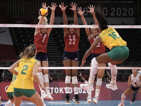 U S Women Beat Brazil To Win First Olympic Volleyball Gold MPR News
