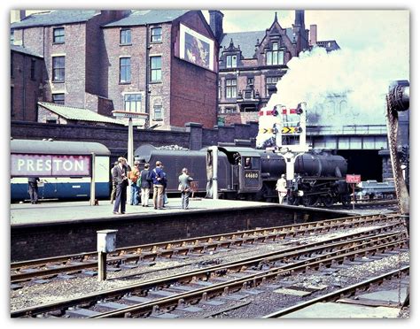 Preston Railway Station August 5 1967 Railway Station Train Old