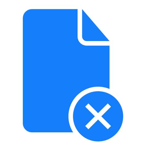 Cancel Document Icon
