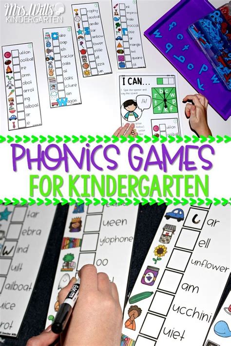 Classroom Phonics Games To Support Beginning And Ending Sounds Blends Digraphs Cvc And Cvce
