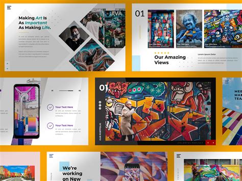 Artstreet Powerpoint Template By Robby Fathur On Dribbble