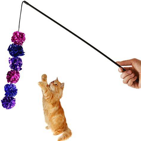 Crinkle Balls Sounding Cat Teaser Cat Toy Interactive Toy Pet Kiteen