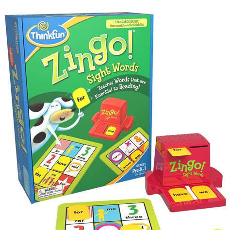 Buy Thinkfun Zingo Words Award Winning Early Reading Game For Pre K To