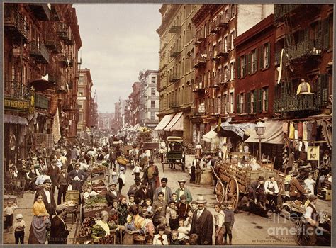 Mulberry Street In New York City Painting By Celestial Images Fine