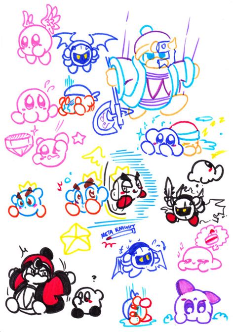 Doodles Kirby 3 By Paperlillie On Deviantart